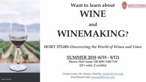 Hort 375. 001 Summer Course Flyer